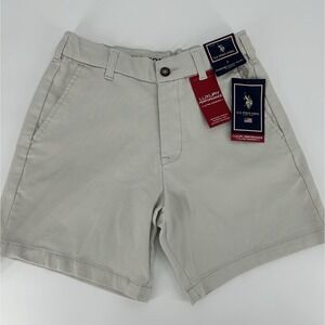 Men's U.S. Polo Assn Comfort Waist Flat Front Shorts Small